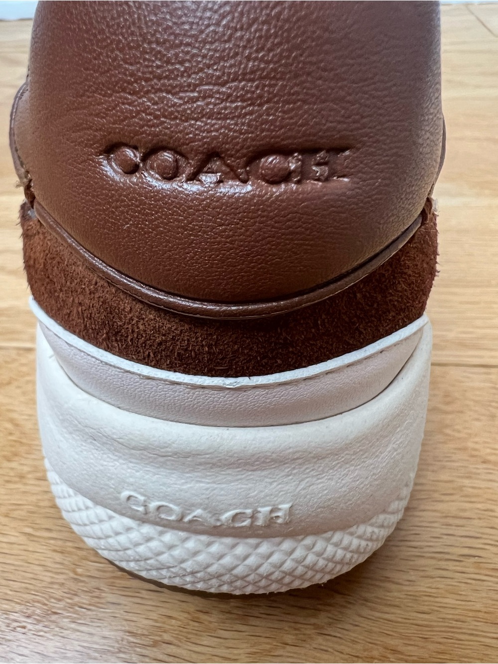 Coach C152 Tech Runner Signature Jacquard Brown Sneakers in Women’s Size 5.5 - Picture 10 of 14